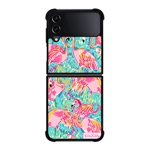 PATTERN LILLY PULITZER FLAMINGO Samsung Galaxy Z Flip 4 Case Cover PATTERN LILLY PULITZER FLAMINGO Samsung Galaxy Z Flip 4 Case Cover