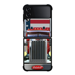 PETERBILT TRUCK AMERICAN FLAG Samsung Galaxy Z Flip 4 Case Cover