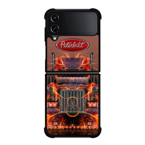 PETERBILT TRUCK FIRE LOGO Samsung Galaxy Z Flip 4 Case Cover