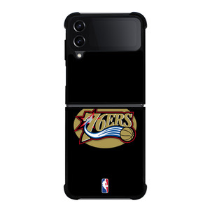 PHILADELPHIA 76ERS NBA GOLD LOGO Samsung Galaxy Z Flip 4 Case Cover