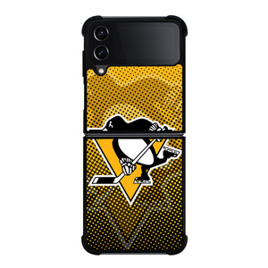 PITTSBURGH PENGUINS NHL HALFTONE Samsung Galaxy Z Flip 4 Case Cover