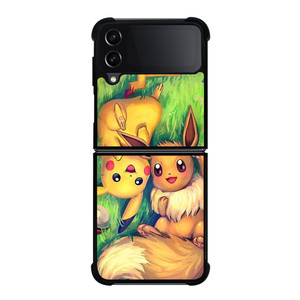 POKEMON EEVEE AND PIKACHU Samsung Galaxy Z Flip 4 Case Cover