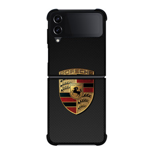 PORSCHE LOGO CARBON Samsung Galaxy Z Flip 4 Case Cover