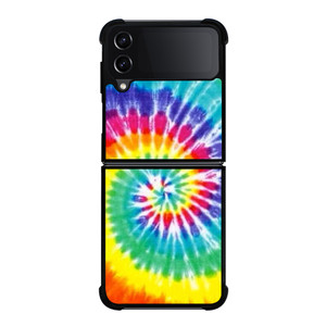 RAINBOW TIE DYE PATTERN Samsung Galaxy Z Flip 4 Case Cover RAINBOW TIE DYE PATTERN Samsung Galaxy Z Flip 4 Case Cover