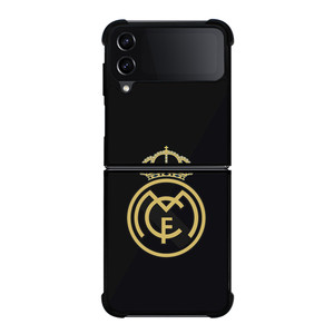 REAL MADRID CF LOGO BLACK Samsung Galaxy Z Flip 4 Case Cover