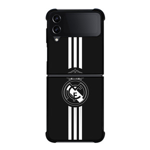 REAL MADRID FC BLACK LOGO Samsung Galaxy Z Flip 4 Case Cover
