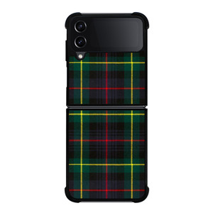 RED YELLOW TARTAN PLAID PATTERN Samsung Galaxy Z Flip 4 Case Cover