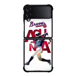 RONALD ACUNA JR ATLANTA BRAVES BASEBALL Samsung Galaxy Z Flip 4 Case Cover