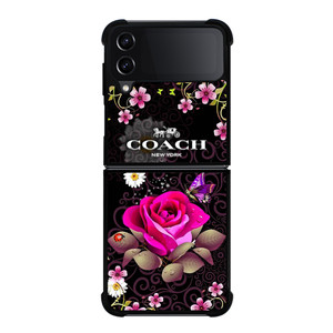 ROSE COACH NEW YORK Samsung Galaxy Z Flip 4 Case Cover ROSE COACH NEW YORK Samsung Galaxy Z Flip 4 Case Cover