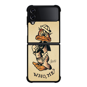 SAILOR JERRY DUCK TATTOO Samsung Galaxy Z Flip 4 Case Cover