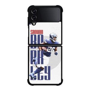 SAQUON BARKLEY NEW YORK GIANTS NFL Samsung Galaxy Z Flip 4 Case Cover SAQUON BARKLEY NEW YORK GIANTS NFL Samsung Galaxy Z Flip 4 Case Cover