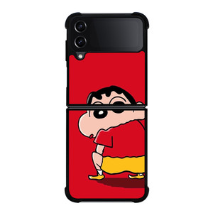 SHIN CHAN RED MINIMALIST Samsung Galaxy Z Flip 4 Case Cover