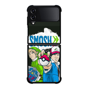 SMOSH ZELDA AND POKEMON Samsung Galaxy Z Flip 4 Case Cover