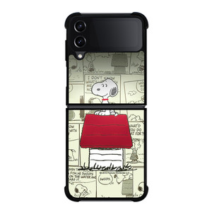 SNOOPY COMIC Samsung Galaxy Z Flip 4 Case Cover