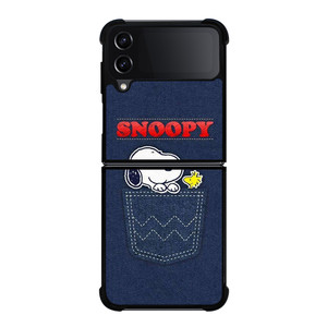 SNOOPY IN POCKET CARTOON Samsung Galaxy Z Flip 4 Case Cover SNOOPY IN POCKET CARTOON Samsung Galaxy Z Flip 4 Case Cover