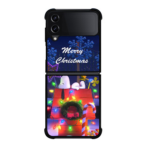 SNOOPY MERRY CHRISTMAS Samsung Galaxy Z Flip 4 Case Cover SNOOPY MERRY CHRISTMAS Samsung Galaxy Z Flip 4 Case Cover