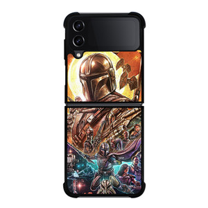 STAR WARS MANDALORIAN COLLAGE Samsung Galaxy Z Flip 4 Case Cover STAR WARS MANDALORIAN COLLAGE Samsung Galaxy Z Flip 4 Case Cover