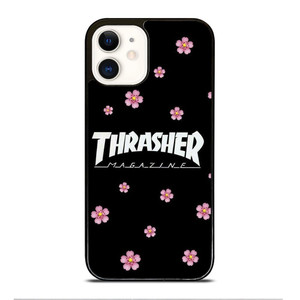 THRASHER SAKURA FLOWER iPhone 12 Case Cover THRASHER SAKURA FLOWER iPhone 12 Case Cover