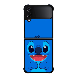 STITCH BLUE CARTOON CHARACTER Samsung Galaxy Z Flip 4 Case Cover STITCH BLUE CARTOON CHARACTER Samsung Galaxy Z Flip 4 Case Cover