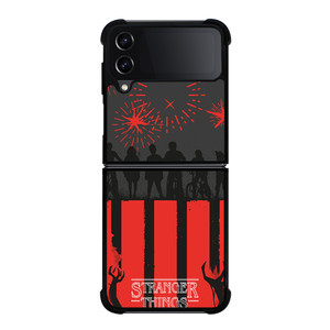STRANGER THINGS SILHOUETTE Samsung Galaxy Z Flip 4 Case Cover STRANGER THINGS SILHOUETTE Samsung Galaxy Z Flip 4 Case Cover