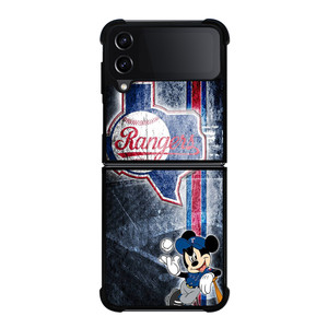 TEXAS RANGERS MICKEY MOUSE BASEBALL CLUB Samsung Galaxy Z Flip 4 Case Cover