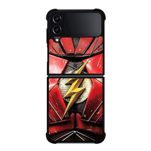 THE FLASH SUIT ARMOR LOGO Samsung Galaxy Z Flip 4 Case Cover