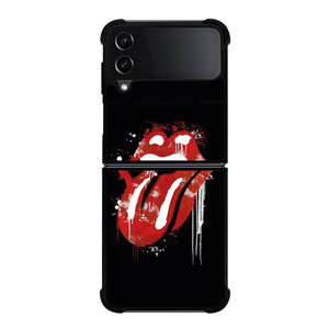 THE ROLLING STONES LOGO ART Samsung Galaxy Z Flip 4 Case Cover THE ROLLING STONES LOGO ART Samsung Galaxy Z Flip 4 Case Cover