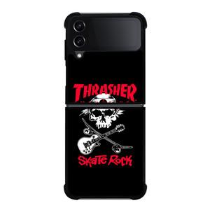 THRASHER SKATEBOARD MAGAZINE SKULL Samsung Galaxy Z Flip 4 Case Cover THRASHER SKATEBOARD MAGAZINE SKULL Samsung Galaxy Z Flip 4 Case Cover