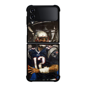 TOM BRADY NEW ENGLAND PATRIOTS NFL Samsung Galaxy Z Flip 4 Case Cover TOM BRADY NEW ENGLAND PATRIOTS NFL Samsung Galaxy Z Flip 4 Case Cover