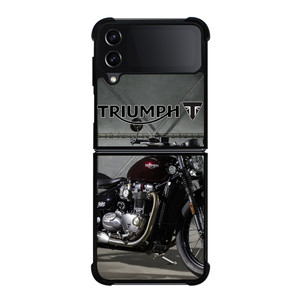 TRIUMPH MOTORCYCLE Samsung Galaxy Z Flip 4 Case Cover TRIUMPH MOTORCYCLE Samsung Galaxy Z Flip 4 Case Cover