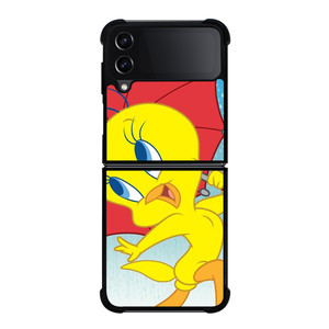 TWEETY BIRD AND UMBRELLA Samsung Galaxy Z Flip 4 Case Cover TWEETY BIRD AND UMBRELLA Samsung Galaxy Z Flip 4 Case Cover