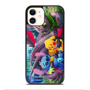 TOOTHLESS STITCH PIKACHU iPhone 12 Case Cover TOOTHLESS STITCH PIKACHU iPhone 12 Case Cover