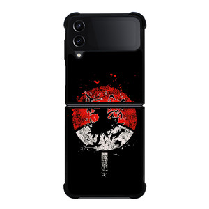 UCHIHA CLAN ART LOGO Samsung Galaxy Z Flip 4 Case Cover UCHIHA CLAN ART LOGO Samsung Galaxy Z Flip 4 Case Cover