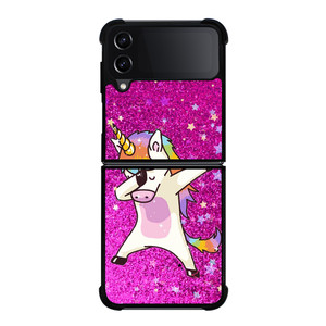 UNICORN DAB PURPLE Samsung Galaxy Z Flip 4 Case Cover UNICORN DAB PURPLE Samsung Galaxy Z Flip 4 Case Cover