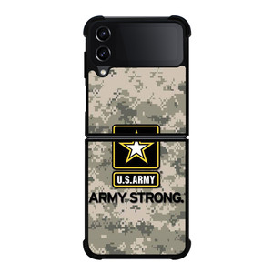 US ARMY ARMY STRONG CAMO Samsung Galaxy Z Flip 4 Case Cover US ARMY ARMY STRONG CAMO Samsung Galaxy Z Flip 4 Case Cover