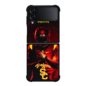 USC FOOTBALL TROJANS LOGO Samsung Galaxy Z Flip 4 Case Cover