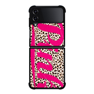 VICTORIA SECRET PINK LEOPARD Samsung Galaxy Z Flip 4 Case Cover VICTORIA SECRET PINK LEOPARD Samsung Galaxy Z Flip 4 Case Cover