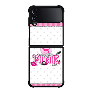VICTORIA'S SECRET PINK DOG Samsung Galaxy Z Flip 4 Case Cover VICTORIA'S SECRET PINK DOG Samsung Galaxy Z Flip 4 Case Cover