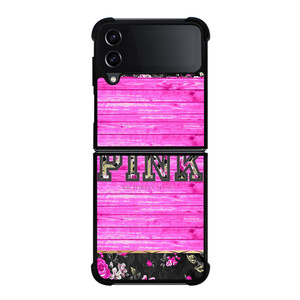 VICTORIA'S SECRET PINK FLORAL Samsung Galaxy Z Flip 4 Case Cover VICTORIA'S SECRET PINK FLORAL Samsung Galaxy Z Flip 4 Case Cover