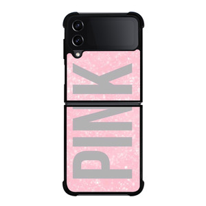 VICTORIA'S SECRET PINK SPARKLE LOGO Samsung Galaxy Z Flip 4 Case Cover VICTORIA'S SECRET PINK SPARKLE LOGO Samsung Galaxy Z Flip 4 Case Cover