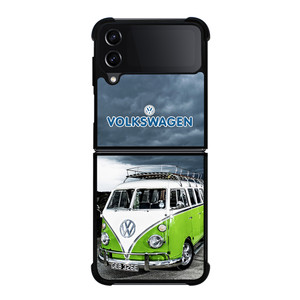 VW VOLKSWAGEN RETRO VAN Samsung Galaxy Z Flip 4 Case Cover VW VOLKSWAGEN RETRO VAN Samsung Galaxy Z Flip 4 Case Cover