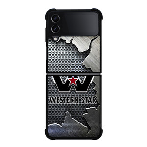WESTERN STAR METAL LOGO Samsung Galaxy Z Flip 4 Case Cover WESTERN STAR METAL LOGO Samsung Galaxy Z Flip 4 Case Cover