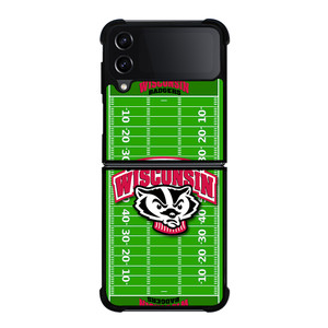 WISCONSIN BADGER FOOTBALL Samsung Galaxy Z Flip 4 Case Cover WISCONSIN BADGER FOOTBALL Samsung Galaxy Z Flip 4 Case Cover