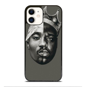 TUPAC AND NOTORIOUS BIG ART iPhone 12 Case Cover TUPAC AND NOTORIOUS BIG ART iPhone 12 Case Cover