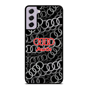 AUDI RING LOGO PATTERN Samsung Galaxy S21 FE Case Cover