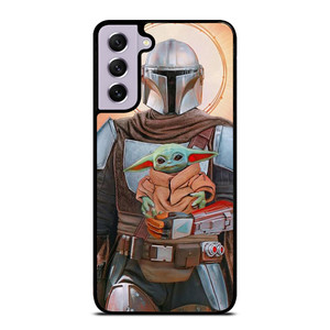 BABY YODA AND THE MANDALORIAN STAR WARS Samsung Galaxy S21 FE Case Cover BABY YODA AND THE MANDALORIAN STAR WARS Samsung Galaxy S21 FE Case Cover