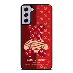 BEAR BRICK KAWS LUCKY RED Samsung Galaxy S21 FE Case Cover BEAR BRICK KAWS LUCKY RED Samsung Galaxy S21 FE Case Cover
