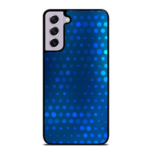 BLUE GRADIENT HALFTONE PATTERN Samsung Galaxy S21 FE Case Cover BLUE GRADIENT HALFTONE PATTERN Samsung Galaxy S21 FE Case Cover