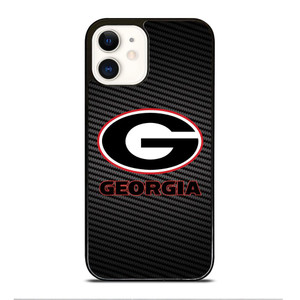 UNIVERSITY GEORGIA CARBON SYMBOL iPhone 12 Case Cover UNIVERSITY GEORGIA CARBON SYMBOL iPhone 12 Case Cover