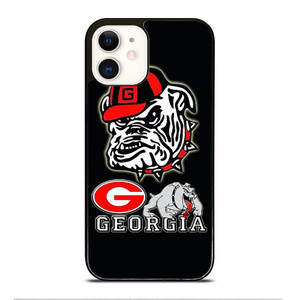 UNIVERSITY OF GEORGIA BULLDOGS ICON iPhone 12 Case Cover UNIVERSITY OF GEORGIA BULLDOGS ICON iPhone 12 Case Cover